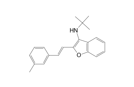 (E)-N-tert-Butyl-2-(3-methylstyryl)benzofuran-3-amine