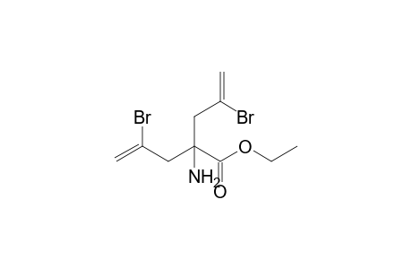 2-Amino-4-bromo-2-(2-bromoallyl)pent-4-enoic acid ethyl ester