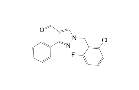 1-(2-chloro-6-fluorobenzyl)-3-phenyl-1H-pyrazole-4-carbaldehyde