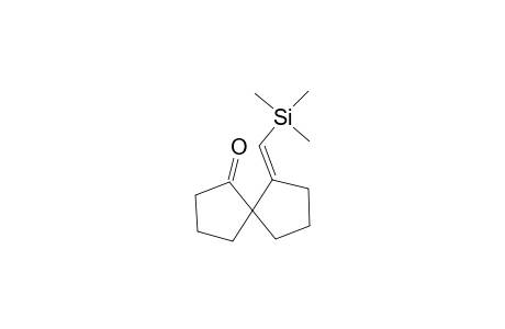 6-[(E)-Trimthylsilylmethylenespiro[4.4]nonan-1-one
