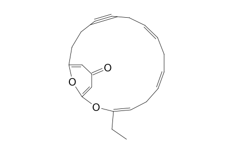 2,20-Dioxabicyclo[14.3.1]eicosa-3,6,9,16,19-pentaen-12-yn-18-one, 3-ethyl-