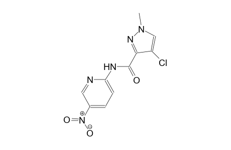 4-chloro-1-methyl-N-(5-nitro-2-pyridinyl)-1H-pyrazole-3-carboxamide