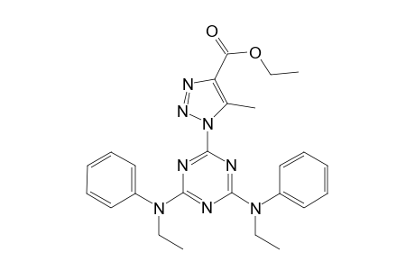 1H-1,2,3-Triazole-4-carboxylic acid, 1-[4,6-bis(ethylphenylamino)-1,3,5-triazin-2-yl]-5-methyl-, ethyl ester