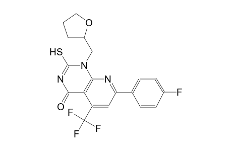 pyrido[2,3-d]pyrimidin-4(1H)-one, 7-(4-fluorophenyl)-2-mercapto-1-[(tetrahydro-2-furanyl)methyl]-5-(trifluoromethyl)-