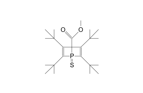 2,3,5,6-Tetra-tert-butyl-1-dewar-phosphabenzene-4-carboxylic acid, methyl ester 1-sulfide