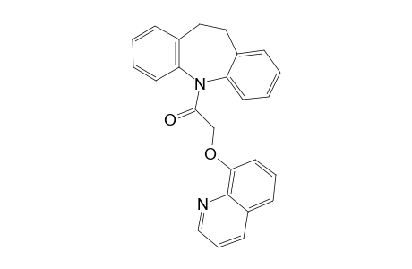 1-(5,6-dihydrobenzo[b][1]benzazepin-11-yl)-2-(8-quinolinyloxy)ethanone