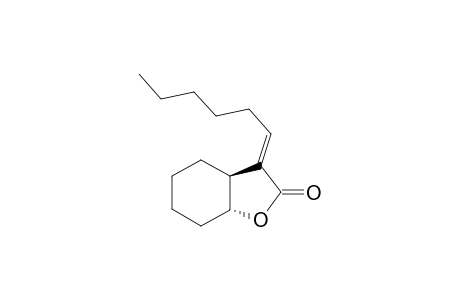 4-(hexylidenel)bicyclo[4.3.0]-2-oxanonan-3-one