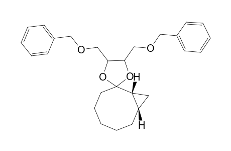 (1R*,8S*)-bicyclo[6.1.0]nonan-2-one 1,4-di-o-benzyl-l-threitol ketal (6d)