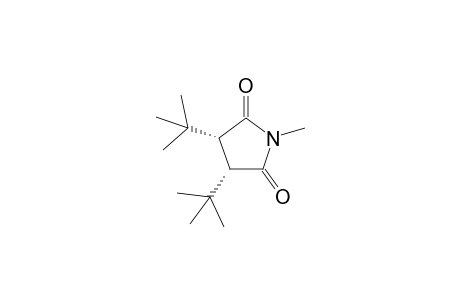 cis-3,4-Bis(1,1-dimethylethyl)-1-methyl-2,5-pyrrolidinedione