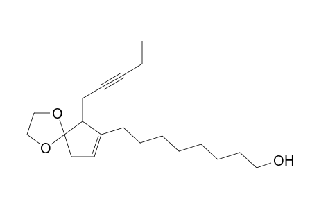 1,4-Dioxaspiro[4.4]non-7-ene-7-octanol, 6-(2-pentynyl)-