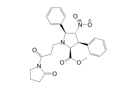 (2S,3S,4R,5S)-Methyl 4-nitro-1-[3-oxo-3-(2-oxopyrrolidin-1-yl)propyl]-3,5-diphenylpyrrolidine-2-carboxylate