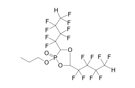 2-PROPOXY-2-OXO-3,5-BIS(4-HYDROPERFLUOROBUTYL)-1,4,2-DIOXAPHOSPHOLANE