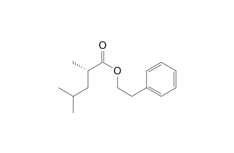 Pentanoic acid, 2,4-dimethyl-, 2-phenylethyl ester, (S)-