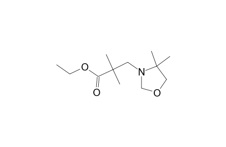 3-(4,4-dimethyl-3-oxazolidinyl)-2,2-dimethylpropanoic acid ethyl ester