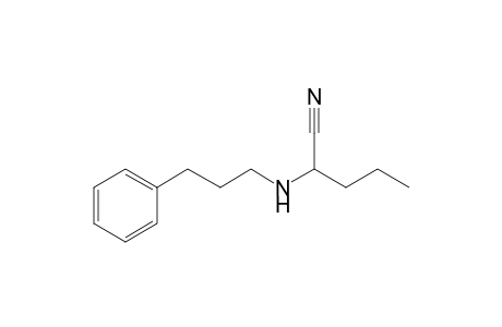 2-(3-Phenylpropylamino)pentanenitrile