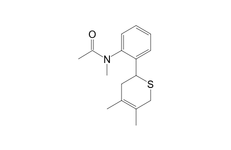 N-[2-(4,5-dimethyl-3,6-dihydro-2H-thiopyran-2-yl)phenyl]-N-methyl-acetamide