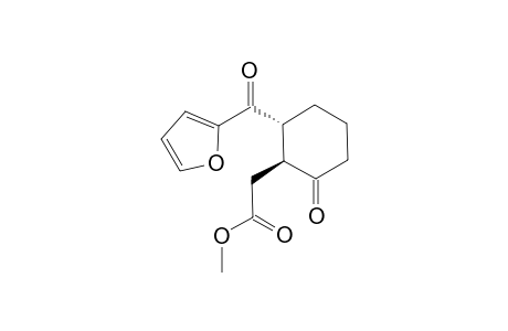 (S,R)-Methyl 3-(2'-furylcarbonyl)cyclohexanone-2-acetate