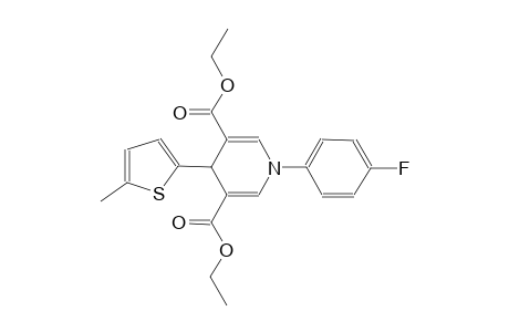 3,5-pyridinedicarboxylic acid, 1-(4-fluorophenyl)-1,4-dihydro-4-(5-methyl-2-thienyl)-, diethyl ester
