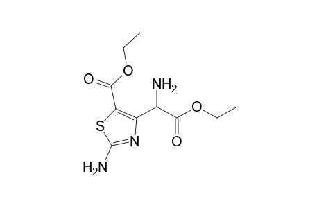 2-Amino-4-(1-amino-2-ethoxy-2-keto-ethyl)thiazole-5-carboxylic acid ethyl ester