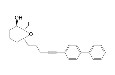 (1S*,2S*,6R*)-6-(5-(Biphenyl-4-yl)pent-4-ynyl)-7-oxabicyclo-[4.1.0]heptan-2-ol
