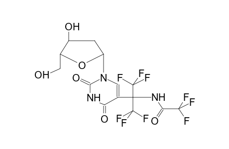 1-(2-DEOXY-BETA-D-RIBOFURANOSYL)-5-(2-TRIFLUOROACETAMIDOHEXAFLUOROPROP-2-YL)URACIL