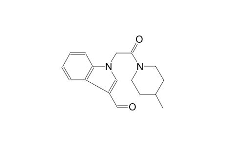 1H-indole-3-carboxaldehyde, 1-[2-(4-methyl-1-piperidinyl)-2-oxoethyl]-