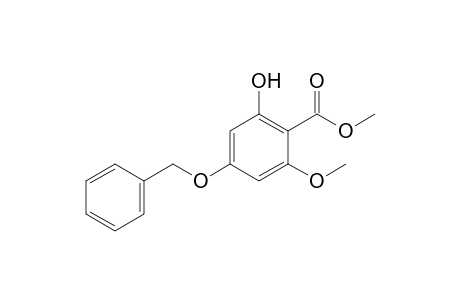 2-Hydroxy-6-methoxy-4-phenylmethoxybenzoic acid methyl ester