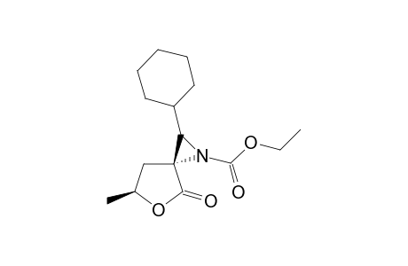 2-Cyclohexyl-6-methyl-4-oxo-5-oxa-1-ethoxycarbonyl-1-azaspiro[2,4]bicyclheptane isomer