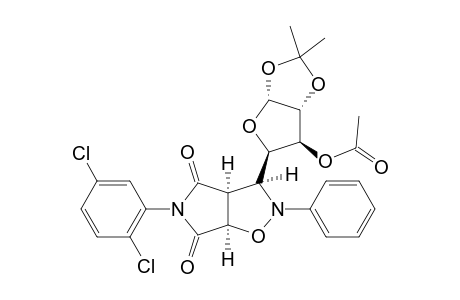 2-PHENYL-3-(1,2-O-ISOPROPYLIDENE-3-ACETOXY-ALPHA-D-XYLO-TETRAFURANOS-4-YL)-5-(3,5-DICHLOROPHENYL)-4,6-DIOXO-2,3,3A,4,6,6A-HEXAHYDROPYRROLO-[3,4-D]-ISOXAZOLE;CO