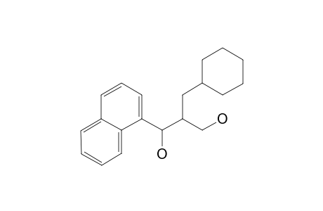 2-(Cyclohexylmethyl)-1-(1-naphthyl)propane-1,3-diol (1:3 syn/anti mixture)