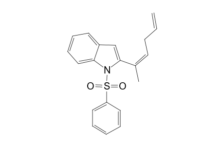 2-(1'-Methylpenta-1',4'-dienyl)-N-phenyluslfonyl-indole