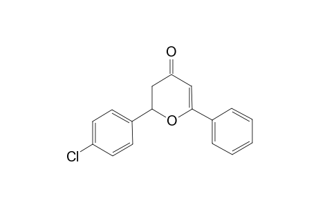 2-(4-Chlorophenyl)-2,3-dihydro-6-phenyl-4H-pyran-4-one