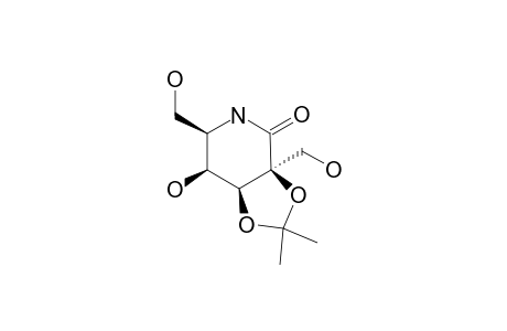 5-AMINO-5-DEOXY-2-C-HYDROXYMETHYL-2,3-O-ISOPROPYLIDENE-D-TALONO-1,5-LACTAM
