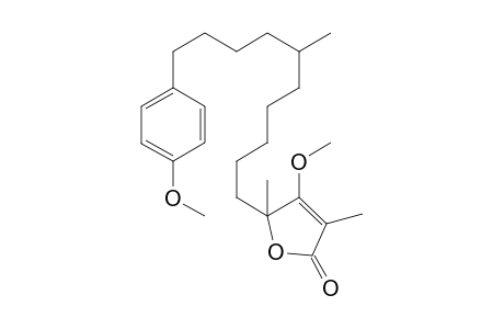4-Methoxy-5-(10-(4-methoxyphenyl)-6-methyldecyl)-3,5-dimethylfuran-2(5H)-one