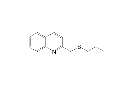 Propyl 2-quinolinemethyl sulfide