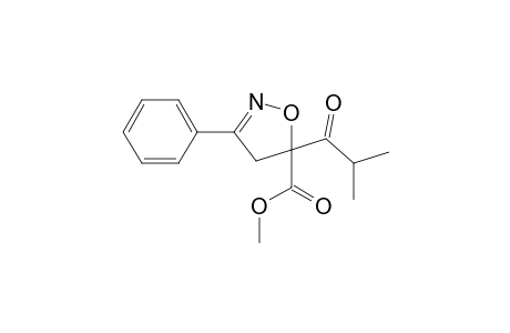 5-Isobutyryl-3-phenyl-4,5-dihydroisoxazole-5-carboxylic acid methyl ester