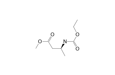 (S)-3-Aminobutyric acid, N-(ethoxycarbonyl)-, methyl ester