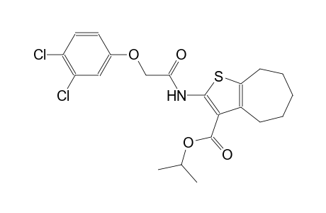 isopropyl 2-{[(3,4-dichlorophenoxy)acetyl]amino}-5,6,7,8-tetrahydro-4H-cyclohepta[b]thiophene-3-carboxylate