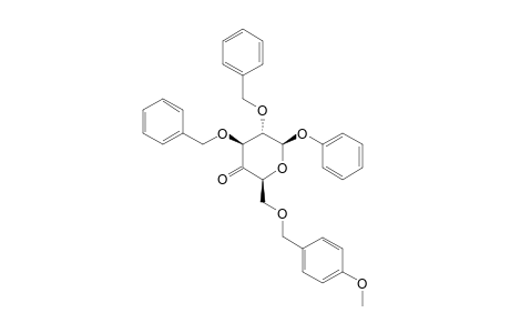 PHENYL-2,3-DI-O-BENZYL-6-O-PARA-METHOXYBENZYL-BETA-D-XYLO-HEXOPYRANOSID-4-ULOSE