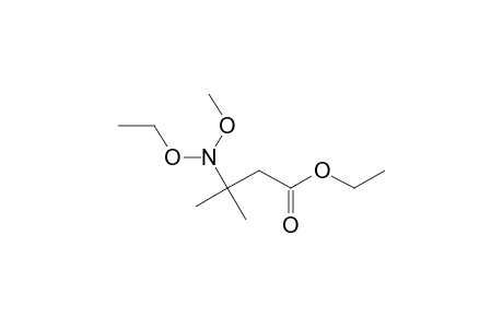 3-[ethoxy(methoxy)amino]-3-methyl-butyric acid ethyl ester