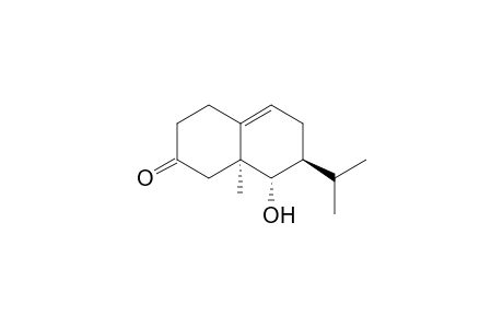 (5S,6S,7S)-6-Hydroxy-3-oxo-15-nor-9-eremophilene