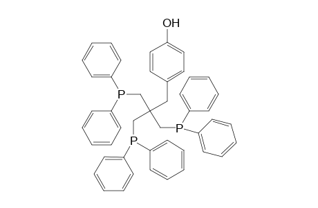 2-(p-Hydroxybenzyl)-2-[(diphenylphosphanyl)methyl]-1,3-bis(diphenylphosphanyl)-propane