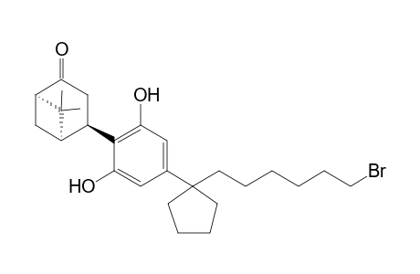 (4R)-4-{4-[1-(6-Bromohexyl)cyclopentyl]-2,6-dihydroxy-phenyl}- 6,6-dimethyl-2-norpinanone