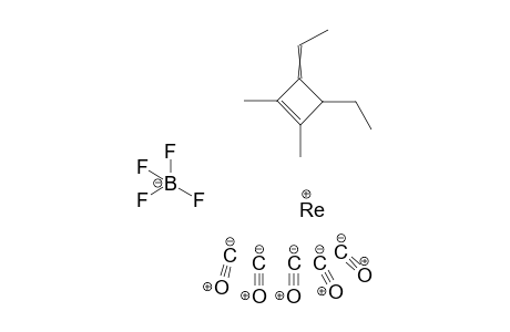 Pentacarbonyl[ethyl(dimethyl)-4-ethyliden-1-cyclobuten]rhenium tetrafluoroborate