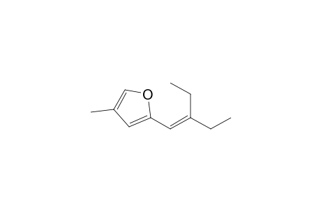 2-(2-Ethyl-1-butenyl)-4-methylfuran