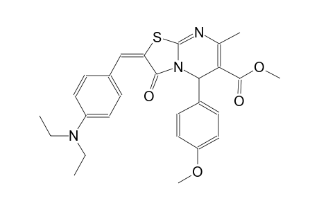 methyl (2E)-2-[4-(diethylamino)benzylidene]-5-(4-methoxyphenyl)-7-methyl-3-oxo-2,3-dihydro-5H-[1,3]thiazolo[3,2-a]pyrimidine-6-carboxylate