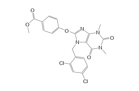 benzoic acid, 4-[[7-[(2,4-dichlorophenyl)methyl]-2,3,6,7-tetrahydro-1,3-dimethyl-2,6-dioxo-1H-purin-8-yl]oxy]-, methyl ester