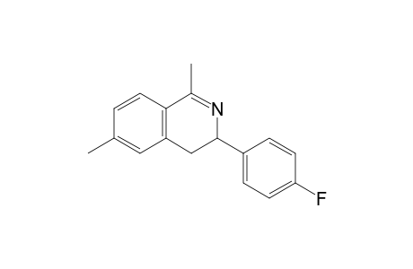 3-(4-Fluorophenyl)-1,6-dimethyl-3,4-dihydroisoquinoline