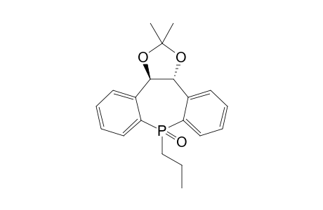 (10R,11R)-10,11-Isopropylidenedioxy-10,11-dihydro-5-propyl-5H-dibenzo[b,f]phosphepine 5-oxide