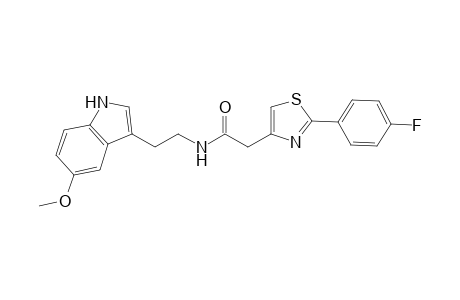 4-thiazoleacetamide, 2-(4-fluorophenyl)-N-[2-(5-methoxy-1H-indol-3-yl)ethyl]-